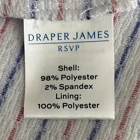 Draper James RSVP Striped Fit & Flare Knit Pocket Dress - Size Small - Picture 6 of 7
